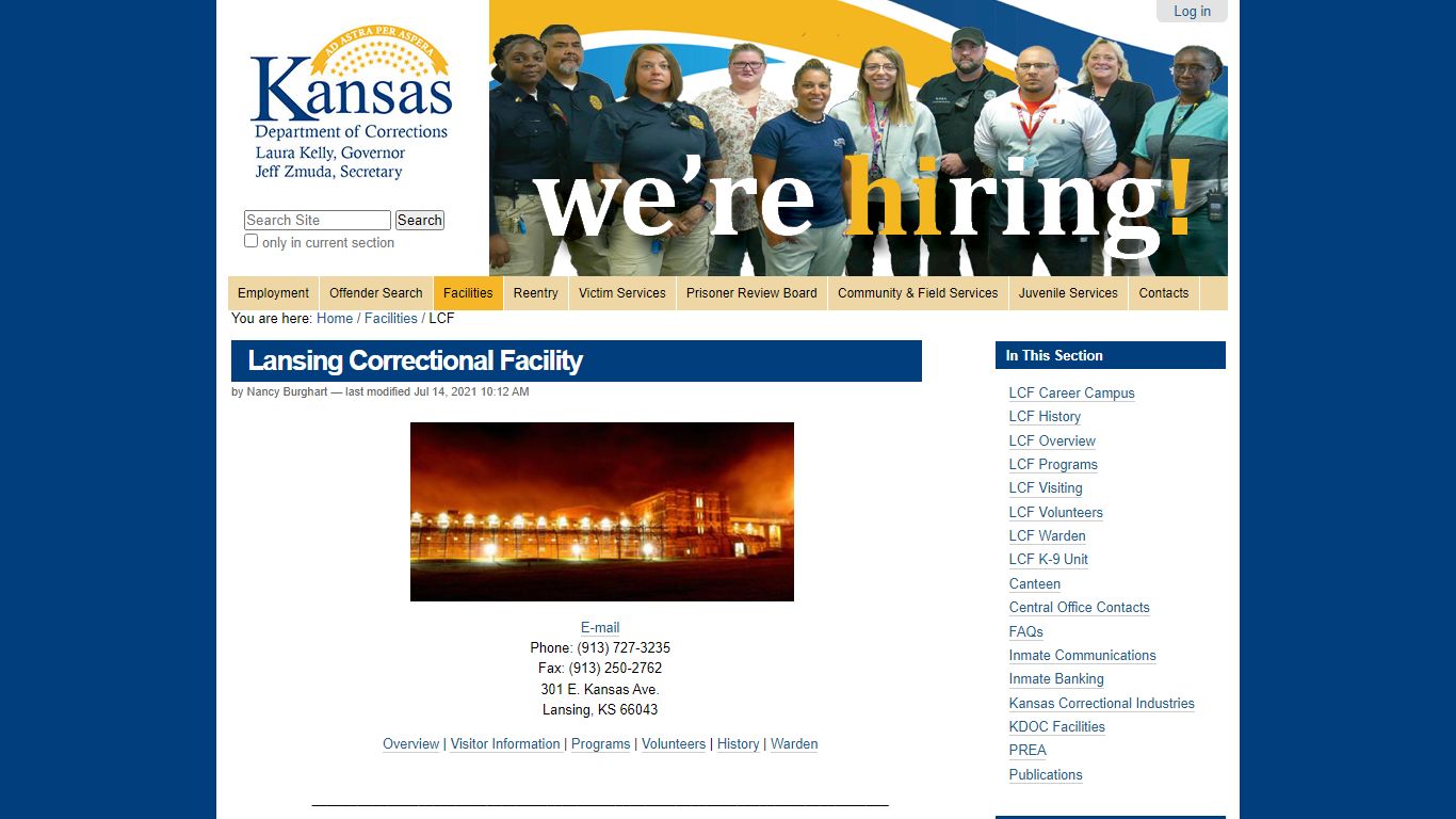 Lansing Correctional Facility - Kansas